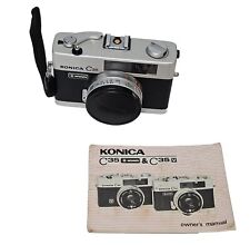 Konica C35 Automatic 35mm Rangefinder Camera f/38 - 35mm Lens W Manual Untested