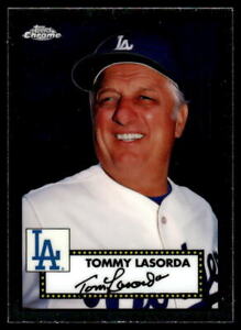 2021 Topps Chrome Platinum Anniversary  651 Tommy Lasorda  Los Angeles Dodgers