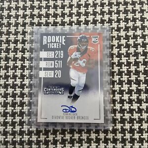 New Listing2016 PANINI CONTENDERS DEVONTAE BOOKER DENVER ROOKIE TICKET #316 AUTO VARIATION