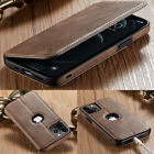 Wallet Card Holder Leather Magnetic Cover For iPhone 11 12 13 14 Pro Max Case