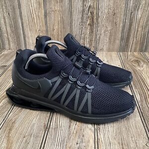 Nike Shox Gravity Triple Black Running Shoes AR1999-001 Men's Size 9.5US