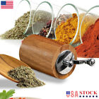 1pcs Mannual Salt & Pepper Grinder Wooden Shaker Wooden Spice Mill
