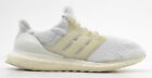 WOMENS ADIDAS ULTRABOOST 3.0 RUNNING SHOES SIZE 8.5 TRIPLE WHITE BA7686 SNEAKERS