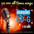 StudioQuality 155k all times songs KARAOKE Hard Drive cdg+mp3 Collection 1Tb HDD