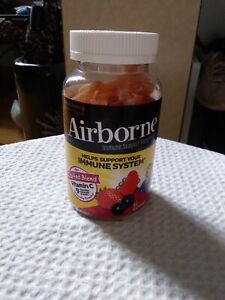 Airborne Immune Support 42 Gummies Very Berry, EXP 08/2024 NEW Sealed Free Ship