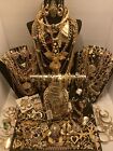 vintage to now jewelry Lot -Redesign -Great For Craft-Junk gold tone- 7.2 Lbs