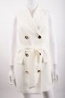 Zara Womans Blazer Dress Waistcoat Size M Ivory Ecru Gold Buttons 2808/811 NWT