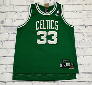 Larry Bird Jersey Large Green Boston Celtics NBA Basketball Hardwood Classics
