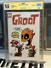Groot #1 Signed By Skottie Young CBCS 9.6 Online Exclusive Variant Cover New NM+