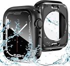 2 in 1 Waterproof Case with Screen Protector for Apple Watch 45/44/41/40mm