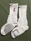 Nike Power Grip Basketball Socks Nba Authentics Player Issue White Large Crew