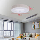 Modern Flush Mount Ceiling Fan Light Dimmable LED Lamp Remote Control Chandelier