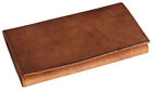 4th Generation Hunter Brown Quality Suede Leather Roll-up Tobacco Pouch - 7953