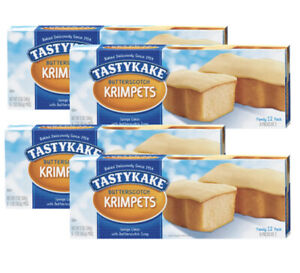 4 boxes of Tastykake Butterscotch Krimpets