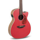 Ovation Applause Jump OM Cutaway Acoustic-Electric Guitar, Lipstick