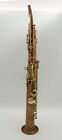 Eastern music non-removable slight curved neck straight soprano saxophone G key