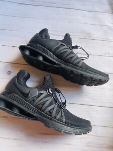 Nike Shox Gravity Running Shoes Mens Size 9 Black/Black/Black AR1999-001