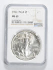 New ListingMS69 1986 American Silver Eagle NGC Brown Label *0151
