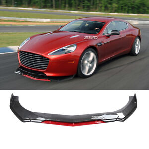 For Aston Martin rapide Car Front Bumper Chin Lip Spoiler Splitters Carbon Fiber (For: Aston Martin Rapide S)