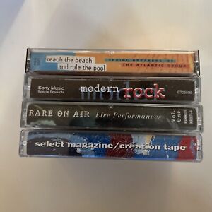 Cassettes COMPILATIONS Alternative Indie Punk Grunge 90s Modern rock Lot Of 4