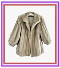 Northern Lights Bloomingdales-Tailored in USA 10/M Ivory Mink Coat-Retail $4,200