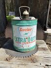 Vintage Sinclair Refining Co Motor Oil 5 Gallon Can Extra Duty Gear Lubricant