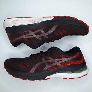 Asics Mens Gel Kayano 28 Running Shoes Men's 11.5 Black Red 1011B189