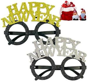2024 Happy New Year Novelty Glasses Party Frame Props Fancy Dress Eyeglasses