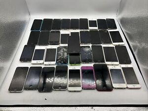Lot of 37 Old Apple iPhones Mixed Models Untested Not Working/Broken for Parts