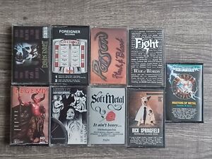Cassette Tapes  Lot Of 9 ~ 80s AND 90S PLEASE READ DESCRIPTION CAREFULLY.