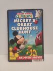 Mickey's Great Clubhouse Hunt BLOCKBUSTER DVD BACKER CARD ONLY 5.5