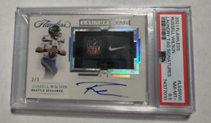 New ListingRussell Wilson 2021 Panini Flawless Football Laundry Tag Patch Auto /3 Rare!