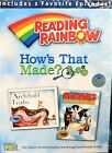 Reading Rainbow - Hows That Made NEW! DVD, Science,Thomas Edison, Roller Coaster