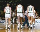 NBA Boston Celtics Larry Bird Robert Parish Kevin McHale Color  8 X 10 Photo Pic