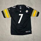 Reebok Pittsburgh Steelers #7 Ben Roethlisberger Football Jersey Youth Large