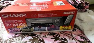 new Sharp VHS player with remote