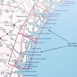 Top Spot N-232 Brunswick To North Savannah Fishing Map