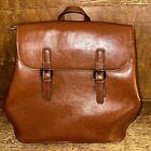 Leather Backpack, Brown