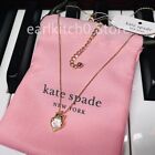 NWT Kate ks Spade Into The Woods Owl Animal Pendant Necklace w/ Dust Bag