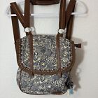 Sakroots Convertible Backpack Crossbody Purse Artist Circle Paisley Style Bag