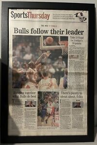 Vintage Chicago Bulls Chicago Tribune Newspaper 1997 NBA Finals Michael Jordan