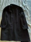 Perry Ellis Portfolio black wool pea coat size 42R