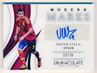 2018-19 Immaculate David Villa Modern Marks Auto SP #MM-DV (12/20)