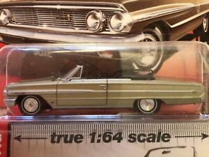 Auto World 1/64 1964 FORD GALAXIE 500XL convertible champagne gold NEW