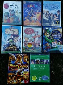 DISNEY DVD LOT 8 OF BRAND NEW MOVIES, one has 12 Animated Shorts on it.