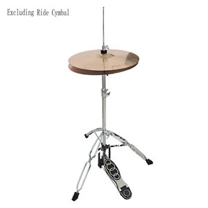 Professional Pedal Control Style Drum High Hat Cymbal Stand with Pedal Silver