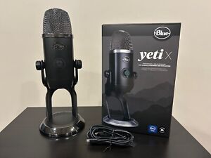 Blue Yeti X Professional Multi-Pattern USB Condenser Microphone - Blackout