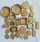 10K ROLLED GOLD PLATE WATCH CASES SCRAP RECOVER PARTS 104.5 GRAMS / 3.69 OUNCES