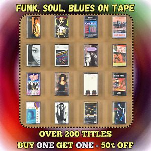 CASSETTE TAPE SALE Rap Funk Soul Blues RnB Disco 70s 80s 90s BUILD UR OWN LOT