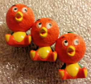 Florida Orange Bird Figures: Set of 3 Mini 1